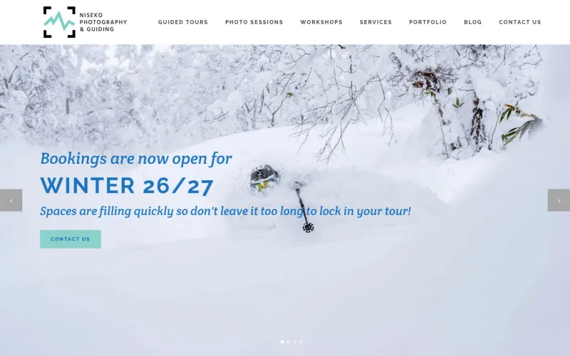 Niseko Photography & Guidingの公式サイト